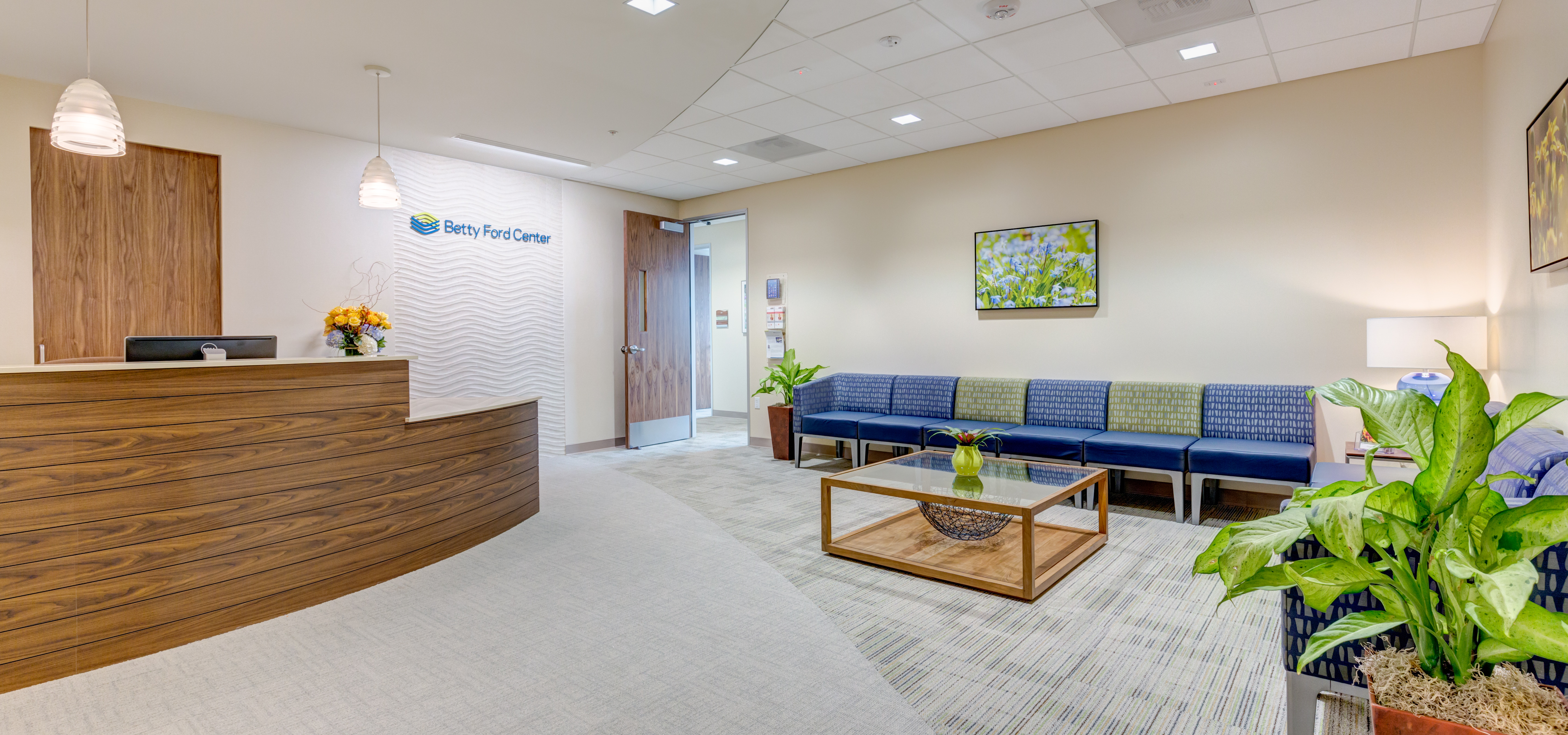 A view inside the Hazelden Betty Ford lobby in Los Angeles